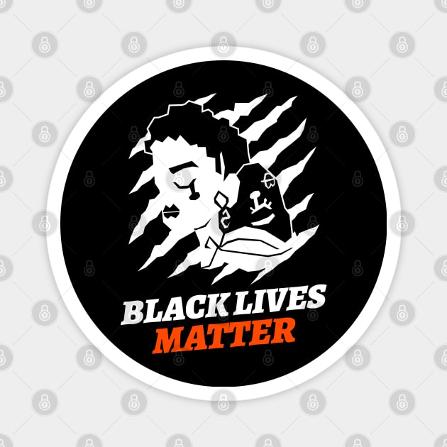 Black Lives Matter Magnet by Plush Tee